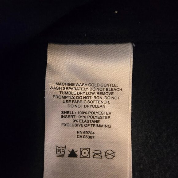 COLUMBIA SPORTSWEAR CO FULL ZIP VEST BLUE FLEECE KNIT ARMHOLE TRIM SIZE LARGE - Picture 8 of 9